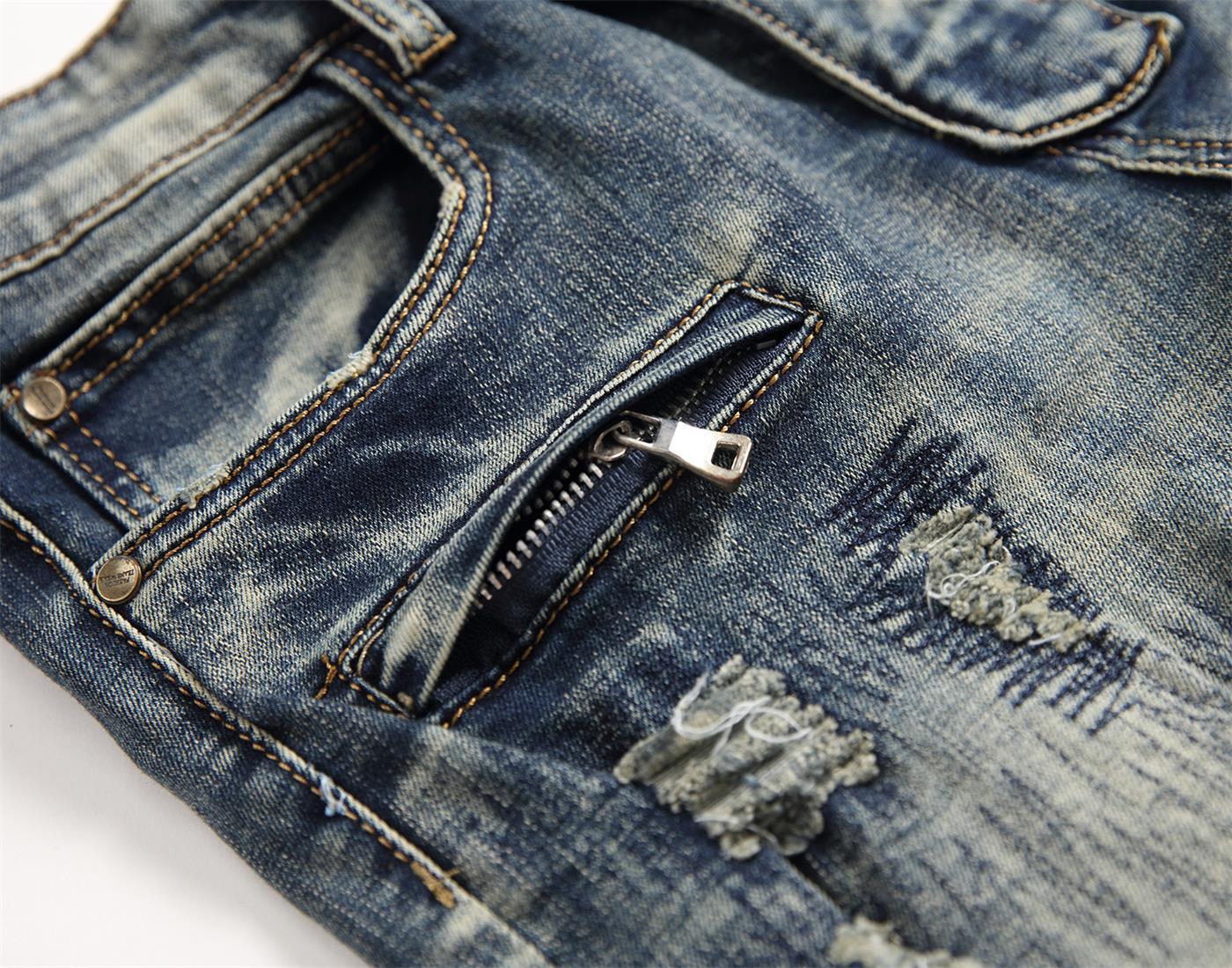 BIKER ZIP DENIM | GRAPHITE