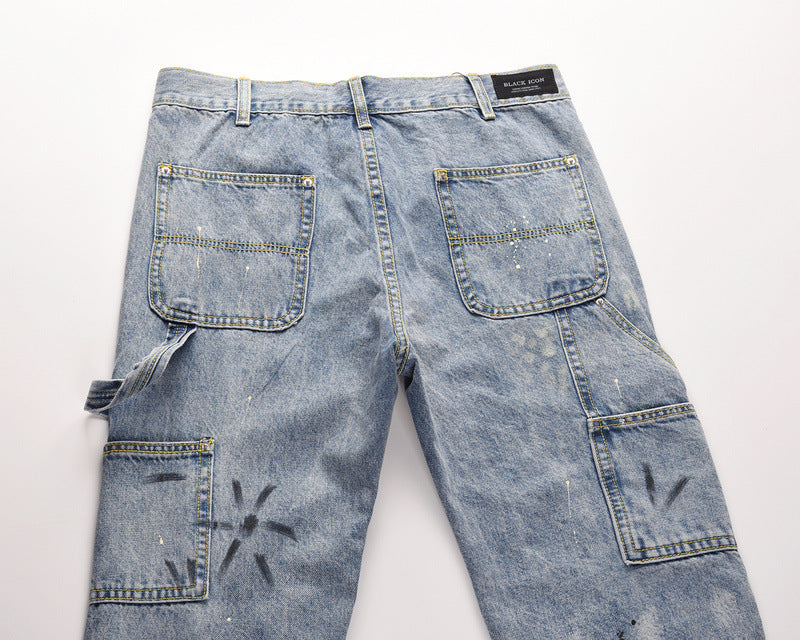 FLARED DENIM | PATCH BLUE