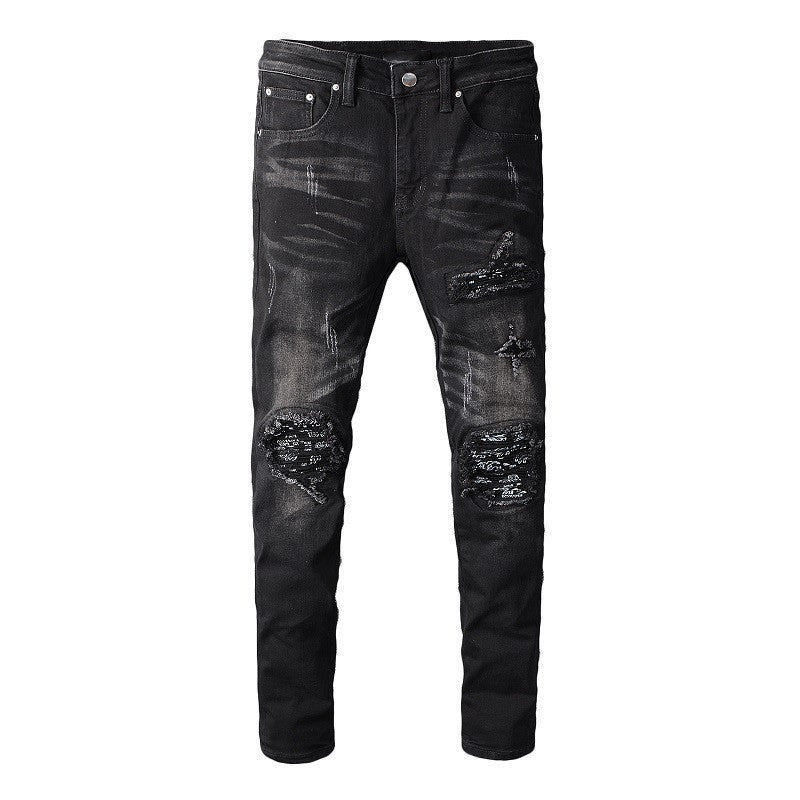 RIPPED V1 DENIM | BLACK