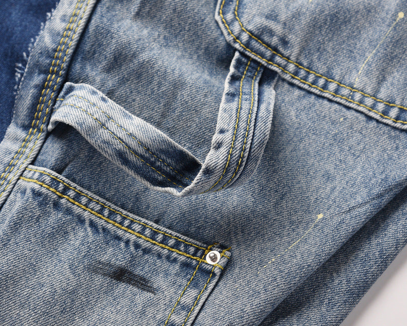 FLARED DENIM | PATCH BLUE