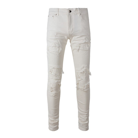 RIPPED DENIM V2 | WHITE